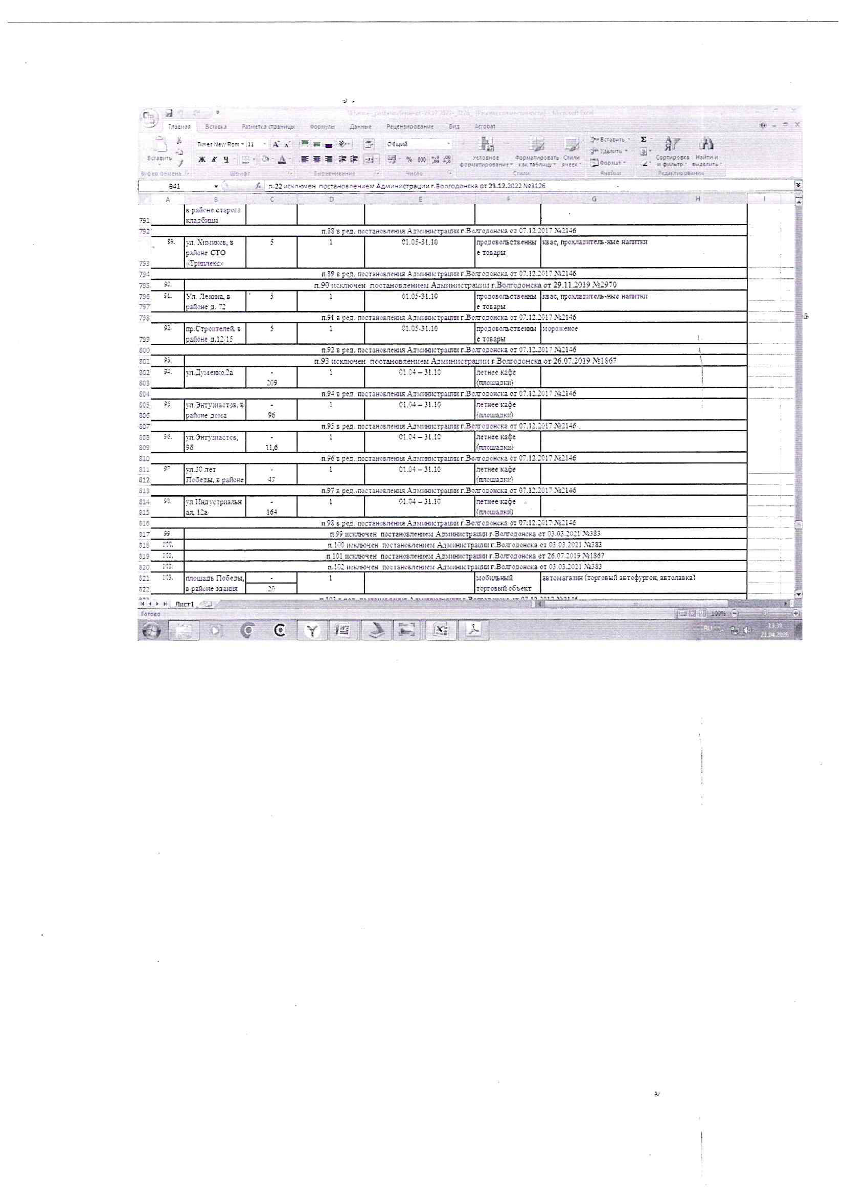 Торги №1662681 Лот №4035012 ул. Ленина, в районе д. 72, (№ 91 в Схеме) - торги по банкротству 2